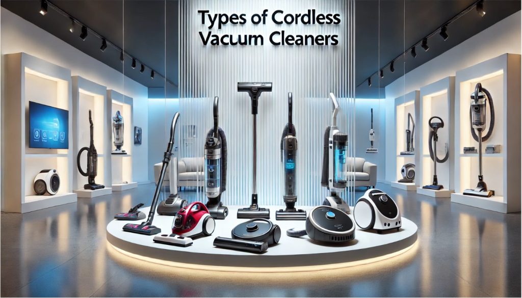 Types of Cordless Vacuum Cleaners