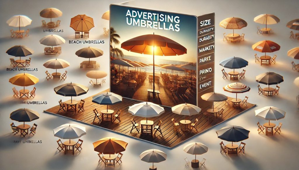 Types of Advertising Umbrellas