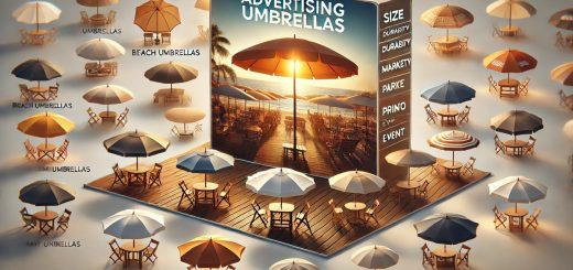 Types of Advertising Umbrellas